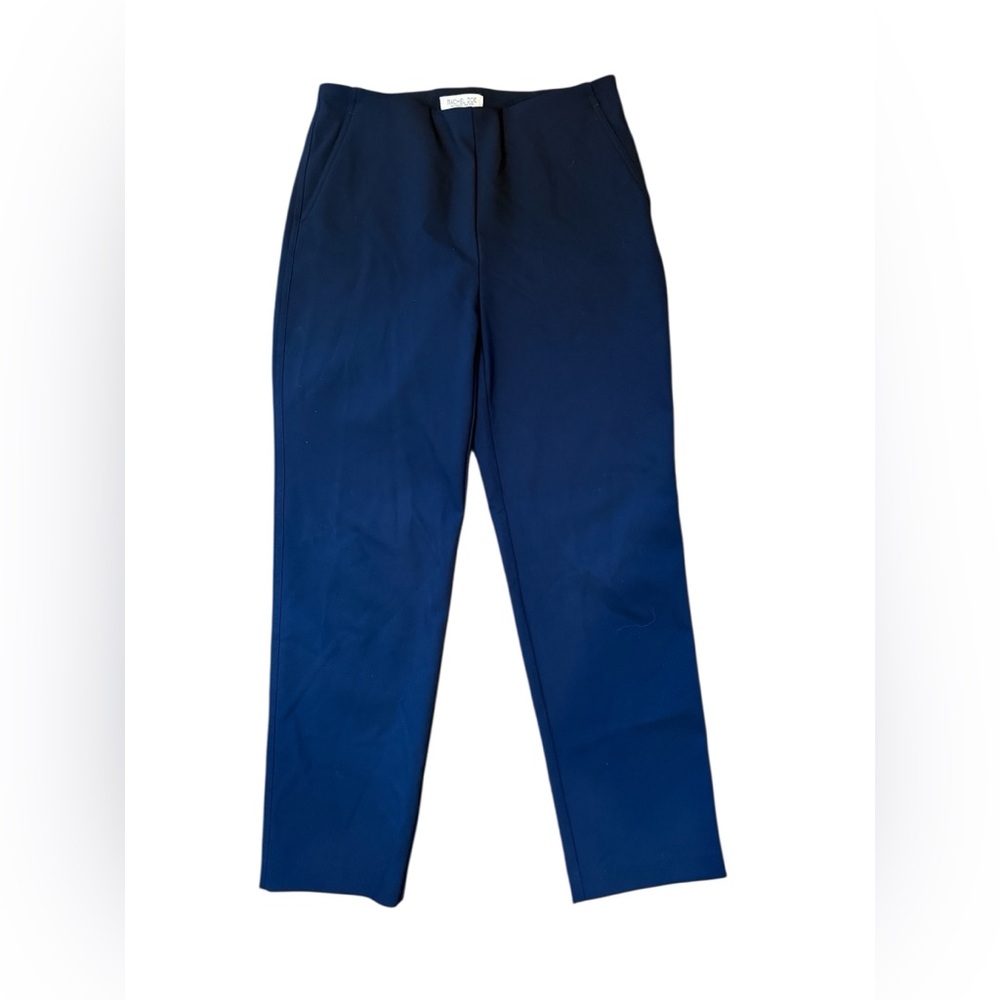 Rachel Zoe Navy Trousers Ankle Pants Women's 4 Tailored Dress Office Workwear